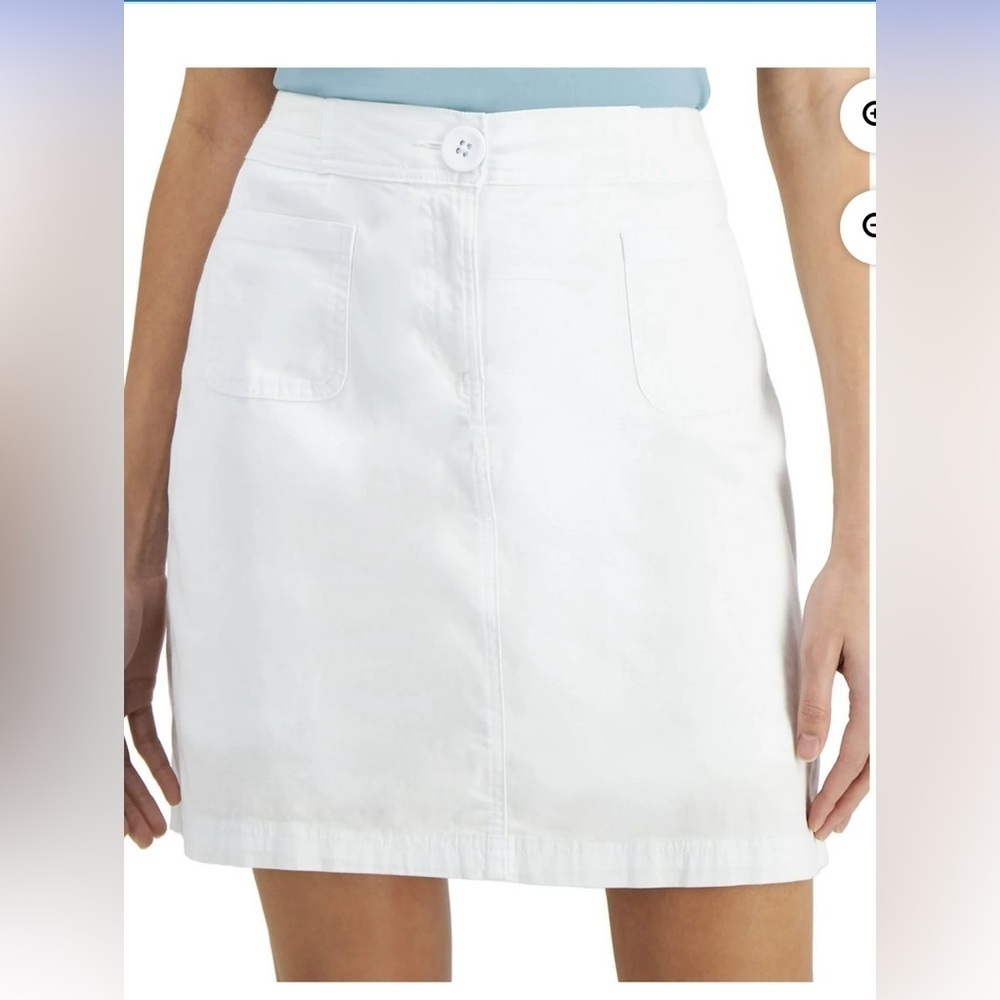 Karen Scott Twill Skort Size 14 P